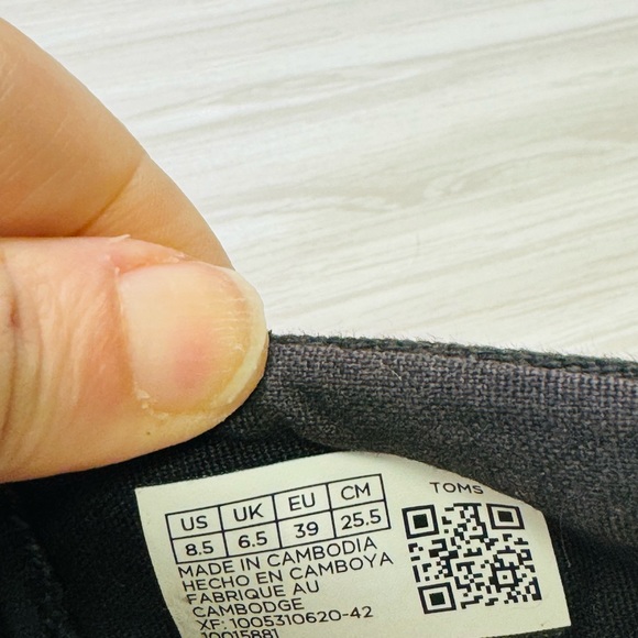 Toms Alpargata Boardwalk Platform Slip On Wom US 8.5 UK 6.5 EU 39 Emoji Graphics - Picture 6 of 7